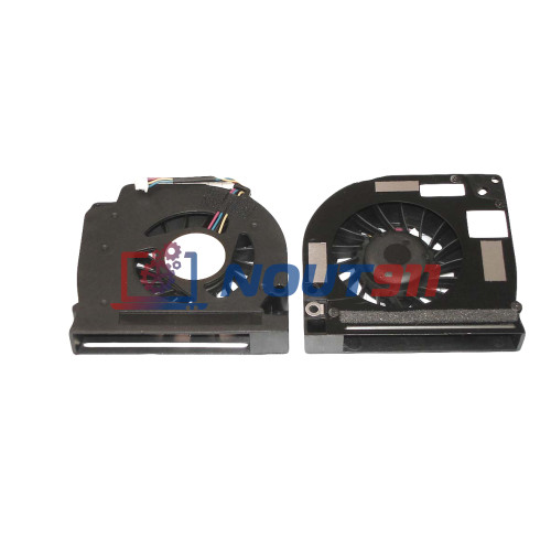 Кулер (вентилятор) для ноутбука Dell Latitude E5400, E5500 (GB0507PGV1-1) 5V 0,5A, 4-pin, вс,тулка, черный