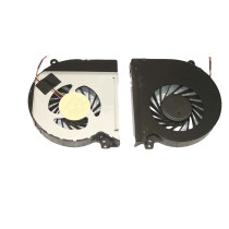 Кулер (вентилятор) для ноутбука Dell XPS 15 L501X, L502X (DFS601305FQ0T) 5V 0,5A, 3-pin, втулка, черный