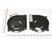 Кулер (вентилятор) для ноутбука HP Pavilion G6-1000, G4-1000, G7-1000 (KSB06105HA) 12V 0,35A, 3-pin, втулка, черный