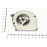 Кулер (вентилятор) для ноутбука HP Compaq Presario CQ62, CQ72, G62, G72 (NFB73B05H) 5V 0,5A, 3-pin, втулка, черный