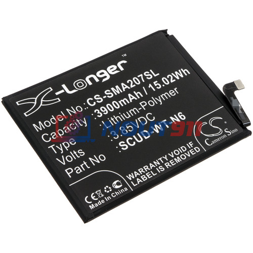 Аккумулятор CS-SMA107SL SCUD-WT-N6 для Samsung Galaxy A10s, Galaxy A20s 3.85V / 3900mAh / 15.02Wh
