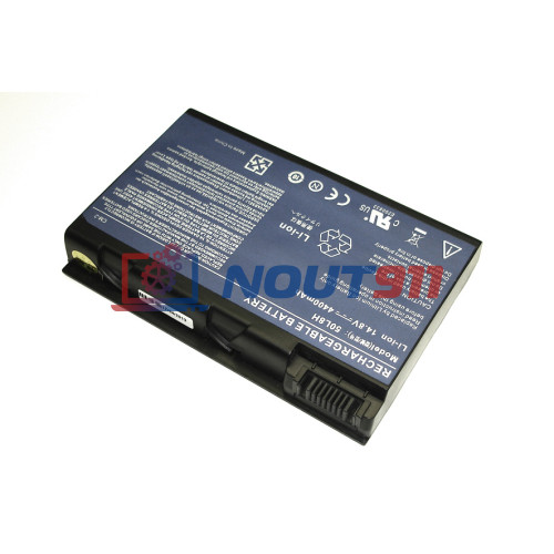 Аккумулятор для ноутбука Acer Aspire 3690, 5110, 5680, 9120, 9800, 9810 (BATCL50L) 14.8V 4400mAh 65Wh, черная, HC/OEM