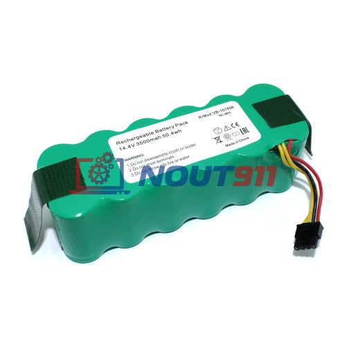 Аккумулятор для пылесоса Deebot CR120, KK-8, X500, LP43SC2000 14,4V 3500mah