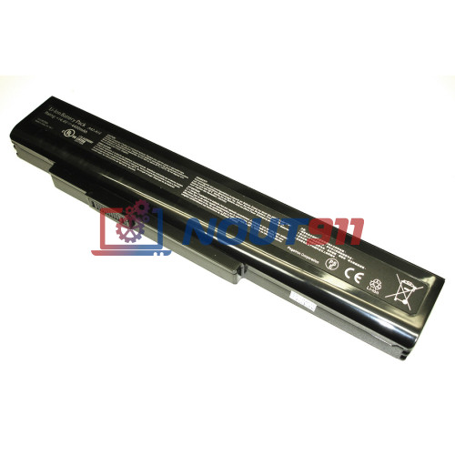 Аккумулятор для ноутбука MSI A6400, CR640, CX640, CX640DX, CX640MX (A42-H36) 14.4V 4800mAh 63Wh, черная, HC/OEM