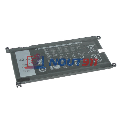 Аккумулятор для ноутбука Dell 15-5538, 15-5568, 15-5570 Inspiron 14-5488, 14-7472 (P26T003) 11.4V 3685mAh 42Wh ,черная, ORG