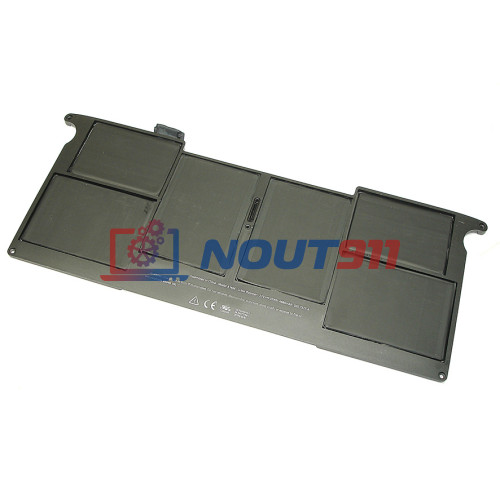 Аккумулятор для ноутбука Apple MacBook Air A1370, MC506LL/A 11.6-inch, MC969LL/A, BH302LL/A (A1406) 7.3V 4800mAh 35Wh, черная, ORG