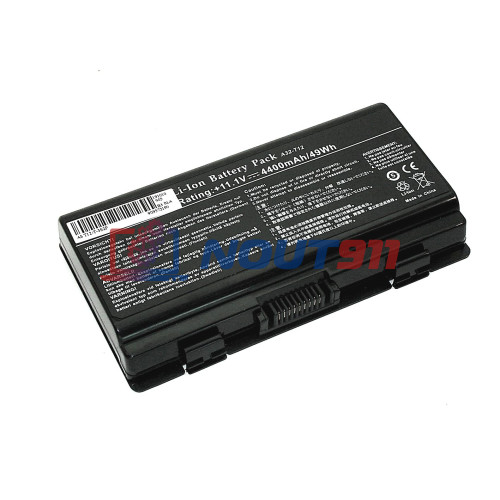 Аккумулятор для ноутбука Asus X51R, X58C, X58Le, MX51-200, MX65-110 (A32-T12) 11.1V 5200mAh 58Wh черная HC/OEM