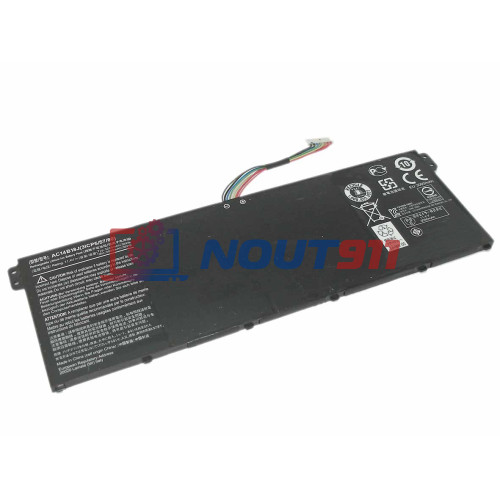 Аккумулятор для ноутбука Acer Chromebook 13 CB5-311, CB5-311P, CB5-571, V3-111P (AC14B18J) 11.4V 3220mAh 37Wh, черный, ORG