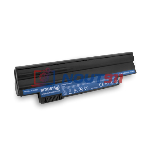 Аккумулятор для ноутбука Acer Aspire One 360, D255, Cromia AC700, Gateway LT23 (AL10BW) 11.1V 6600mAh 73Wh, черная, ORG