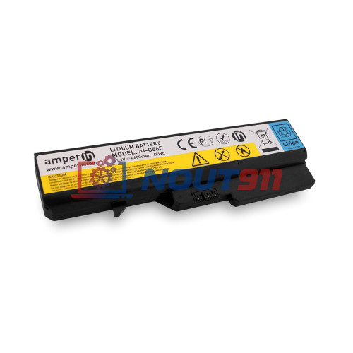 Аккумулятор для ноутбука Lenovo IdeaPad G, Z Series (L08S6Y21) 11.1V 4400mAh 49Wh, черная, ORG