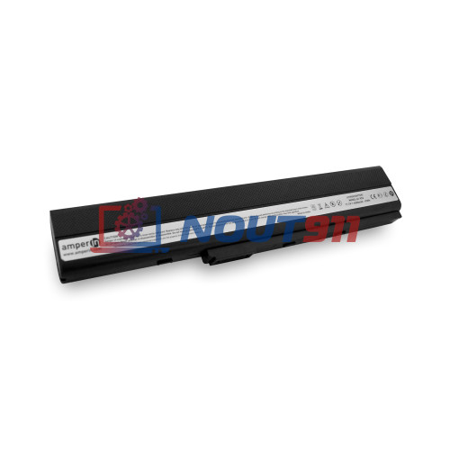 Аккумулятор Amperin AI-K52 для ноутбука Asus X, PRO, P, N, K, F, B, A (A42-K52) 11.1V 4400mAh 49Wh, черная, ORG