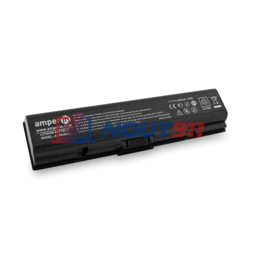 Аккумулятор для ноутбука Toshiba A200, A215, A300 (PA3534U) 11.1V 4400mAh 49Wh, черная, ORG