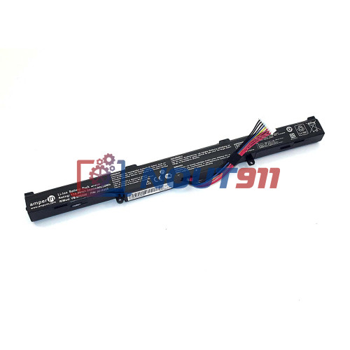 Аккумулятор Amperin AI-X450 для ноутбука Asus X450J, K750JB, X751, X751M, X751L (A41-X550E) 14.4V 2200mAh 44Wh, черная, ORG