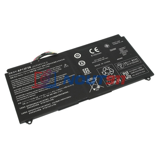 Аккумулятор для ноутбука Acer Aspire S7-392 (AP13F3N) 7.5V 6250mAh 47Wh, черная, ORG