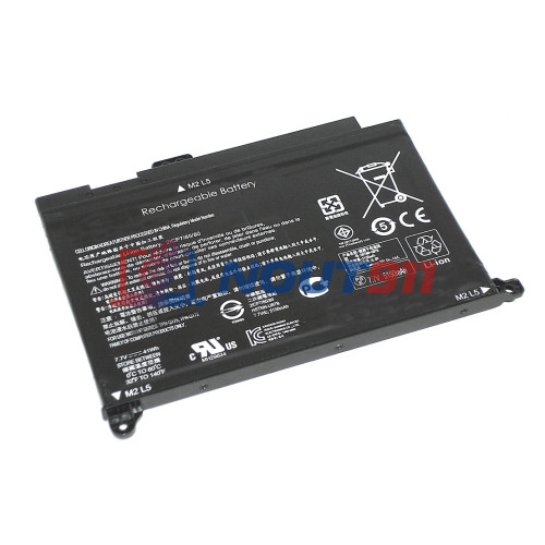 Аккумулятор для ноутбука HP 15-AU (BP02XL) 7.7V 5300mAh 41Wh, черная, ORG