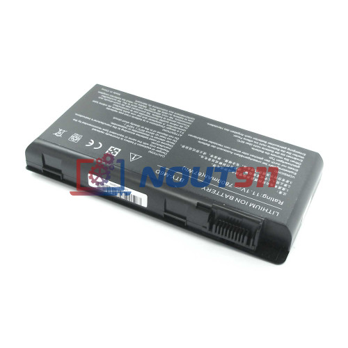 Аккумулятор для ноутбука MSI GT60, GT70, GT663R, GT670, GT680, GT680R (BTY-M6D) 11.1V 7800mAh 87Wh, черная, HC/OEM