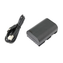 Аккумуляторная батарея для фотоаппарата Canon EOS 5D Mark II (LP-E6 Pro) USB Type-C 7.4V 2250mAh