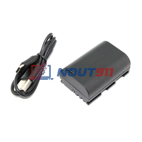 Аккумуляторная батарея для фотоаппарата Canon EOS 5D Mark II (LP-E6 Pro) USB Type-C 7.4V 2250mAh
