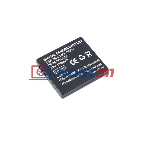 Аккумуляторная батарея для фотоаппарата Panasonic HM (DMW-BCE10) 3,7V 1000mAh