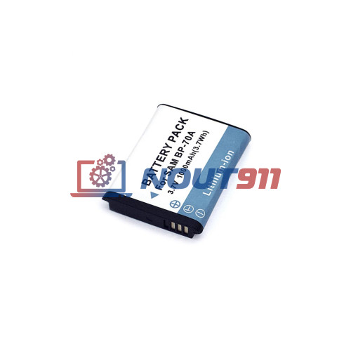 Аккумуляторная батарея для фотоаппарата Samsung Digimax AQ  (BP-70A) 3,7V 1800mAh Li-ion