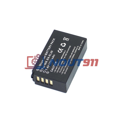 Аккумуляторная батарея для фотоаппарата NIKON 1 J1, 1 J2, 1 J3 (EN-EL20) 7,4V 1200mAh Li-ion