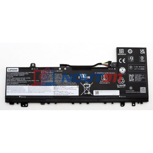 Аккумулятор для Lenovo IdeaPad Slim 5 14IAH8, 14IRL8 (L22C3PA4) 11.52V 4820mAh 56.5Wh, черная, ORG