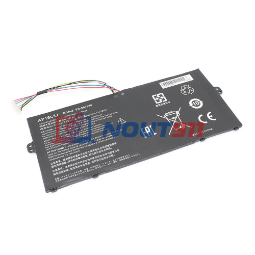 Аккумуляторная батарея для ноутбука Acer Acer SF514-52T (AP16L5J) 7.4V 4350mAh OEM