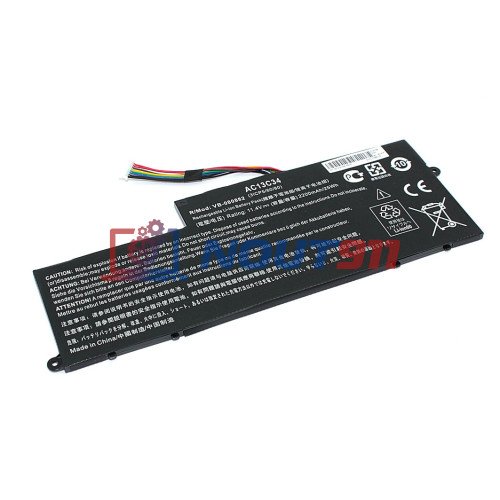 Аккумулятор для ноутбука Acer Aspire E3-112, E3-111, V3-112P, E3-112-C0CR (AC13C34) 11.4V 2200mAh 25Wh, черная, HC/OEM