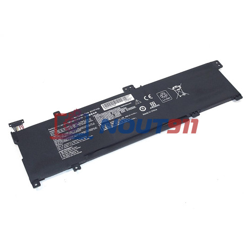 Аккумулятор для ноутбука Asus K501, K501UB, K501L, K501UQ (B31N1429) 11.4V 4200mAh 48Wh черная HC/OEM