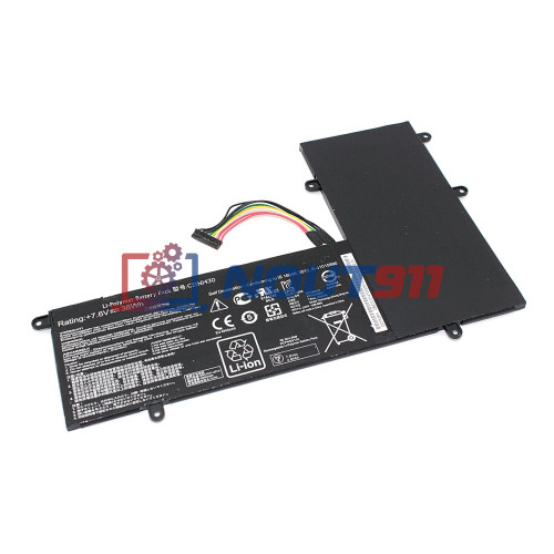 Аккумулятор для ноутбукa Asus Chromebook C201PA, C201PA-2G, C201PA_C-2A, C201PA-DS01 (C21N1430) 7.6V 4840mAh 38Wh, черная, ORG