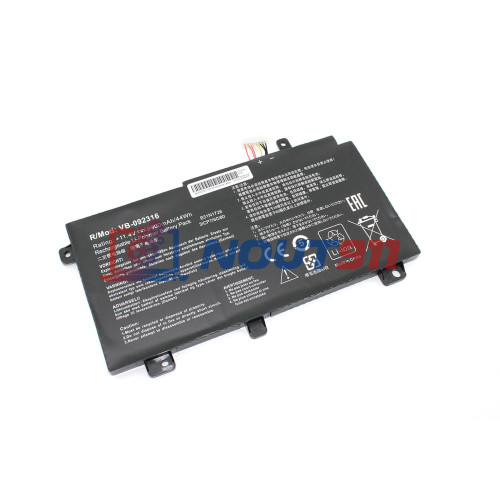 Аккумулятор для ноутбукa Asus FX504, FX80GE, FX504GE-E4012T (B31N1726) 11.4V 3900mAh 44Wh, черная, OEM