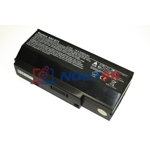 Аккумулятор для ноутбука Asus G53, G53SX, G73JW, VX7SX (A42-G73) 14,6V 5200mAh 76Wh черная HC/OEM