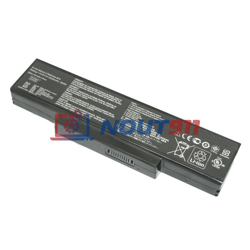 Аккумулятор для ноутбука Asus K72, N73SN, K72D, K73E, A73, N71 (A32-K72) 10.8V 5200mah 56Wh, черная, ORG