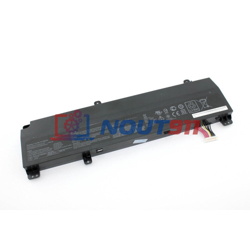 Аккумулятор для ноутбукa Asus ROG Strix GL702, GL702VI, GL702VI-1A, GL702VI-BA036T (A42N1710) 14.8V 5945mAh 88Wh, черная, ORG (white connector)