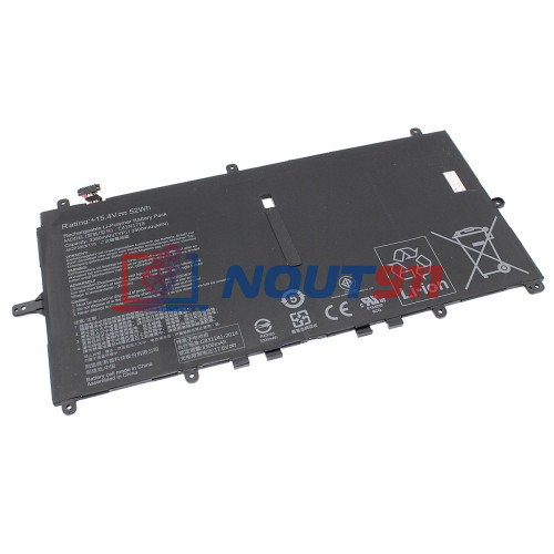 Аккумулятор для ноутбукa Asus TP370QL, TP370, TP370QL-EL004T (C41N1718) 15.4V 3300mAh 52Wh, черная, ORG