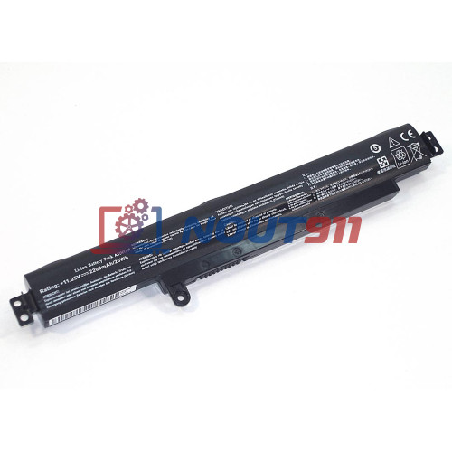 Аккумулятор для ноутбука Asus X102BA, F102BA, X102BA-BH41T (A31N1311) 11.25V 2200mAh 25Wh черная OEM
