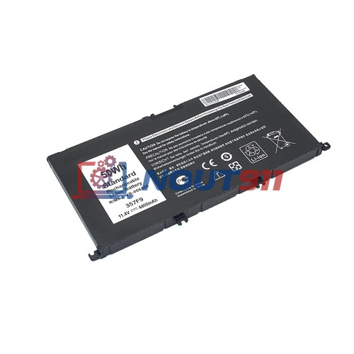 Аккумулятор для ноутбука Dell 15-7000, 15-7559, 15-7557, 15 5000, G5 5587 (00GFJ6) 11,4V 4400mAh 50Wh, черная, HC/OEM