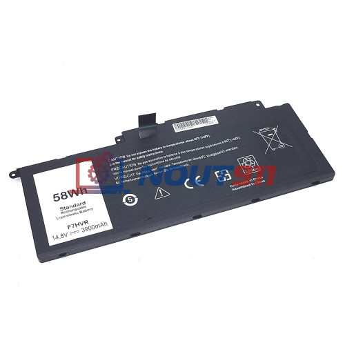 Аккумулятор для ноутбука Dell 17 7737, 15 7537 (062VNH) 14.8V 3900mAh 58Wh, черная, HC/OEM