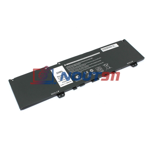 Аккумулятор для ноутбука Dell Inspiron 13 7373, 13-7370, Vostro 5370 (F62G0) 11.4V 2200mAh 25Wh, черная, HC/OEM