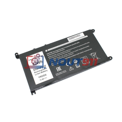 Аккумуляторная батарея для ноутбука Dell Inspiron 14 5482 5485 (YRDD6) 11.4V 3600mAh OEM