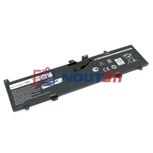 Аккумулятор (Батарея) для ноутбука Dell Inspiron 3168 (0JV6J) 7.6V 3400mAh OEM