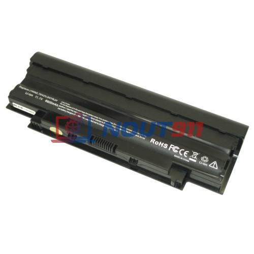 Аккумулятор для ноутбука Dell Inspiron N5110, N4110, N5010R (W7H3N) 11.V 6600mAh 73Wh, черная, HC/OEM