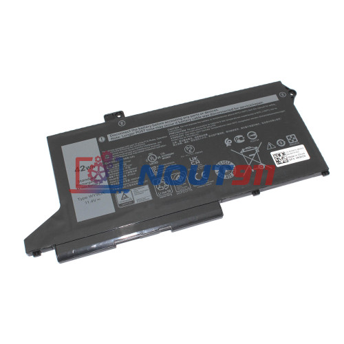 Аккумуляторная батарея для ноутбука Dell Latitude 5520, Latitude 5420 (WY9DX) 11.4V 3680mAh