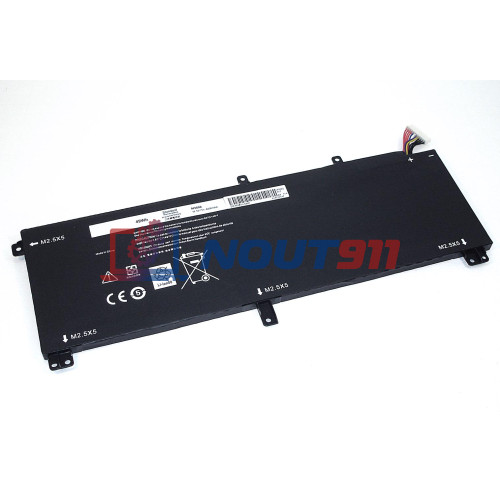 Аккумулятор для ноутбука Dell M3800-3S1P, XPS 15 9530 (0H76MY) 11.1V 4400mAh 49Wh, черная, HC/OEM