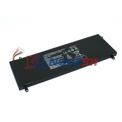 Аккумулятор для ноутбука Gigabyte U24T, U2442N, U2442, C404 (GNC-C30) 11.1V 4300mAh 48Wh, черная, ORG