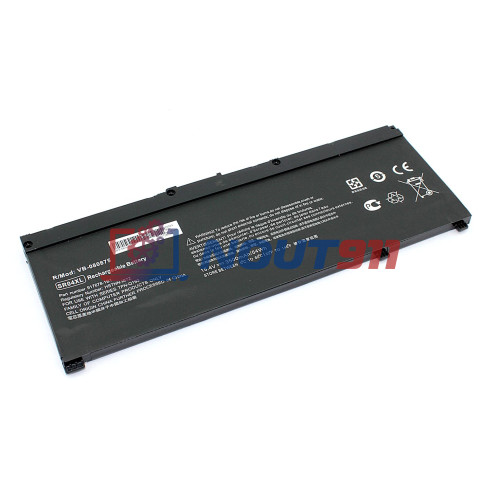 Аккумулятор для ноутбука HP 15-ce000, 15t-cb2000, 15-ce002ng, 15-DC1011NP (SR04XL) 15.4V 3500mAh 54Wh, черная, HC/OEM