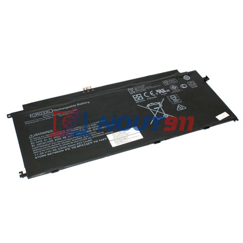 Аккумулятор для ноутбука HP 924844-421, 924961-856 (CR03XL) 11.55V 4240mAh 49Wh, черная, ORG