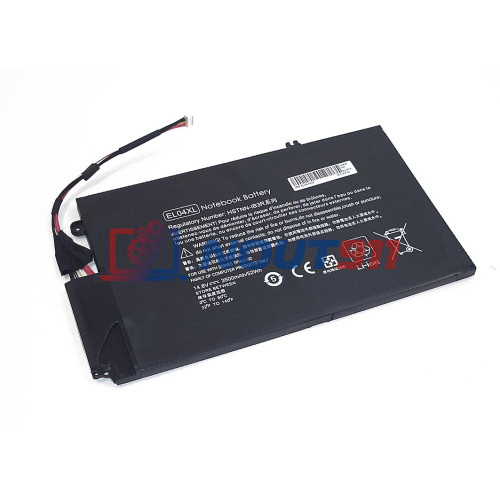 Аккумулятор для ноутбука HP Envy TouchSmart 4-1000, 4-1008TX, 4-1038TX, 4-1040TX (EL04XL) 14.8V 3500mAh 52Wh, черная, HC/OEM