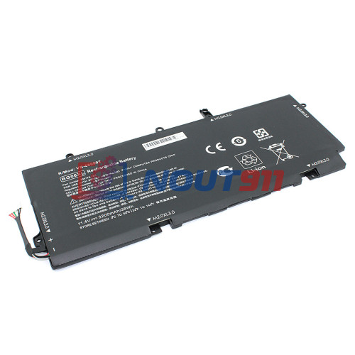 Аккумулятор для ноутбука HP Elitebook 1040 G3 (BG06XL) 11.4V 3200mAh 36Wh, чкрная, HC/OEM