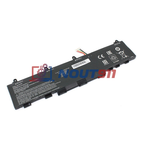 Аккумулятор для ноутбука HP EliteBook 830 G7 (CC03XL) 11.4V 4500mAh 51Wh, черная, HC/OEM